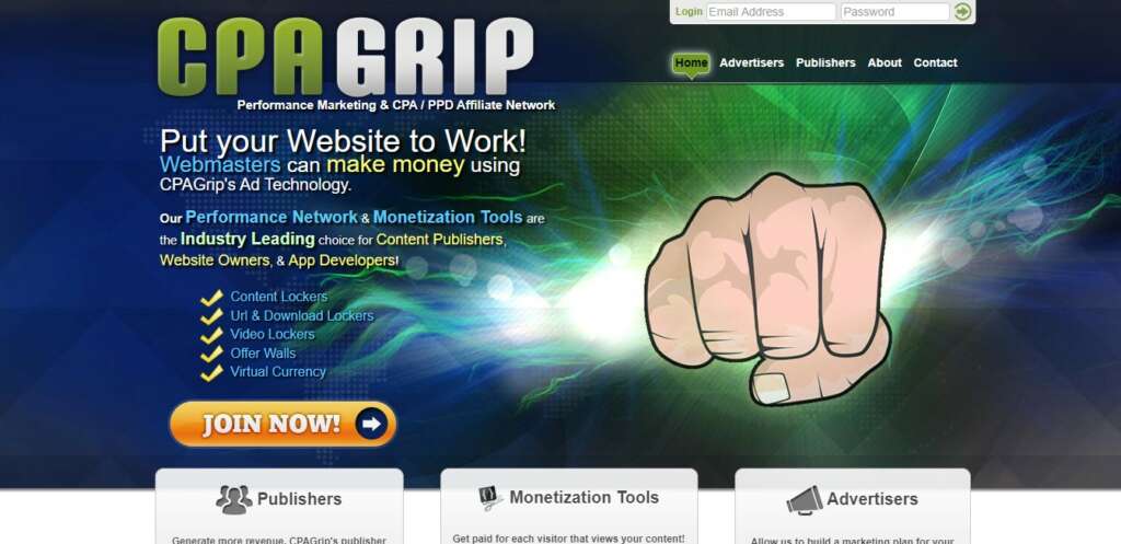CPAGrip - Best CPA Network for Beginners