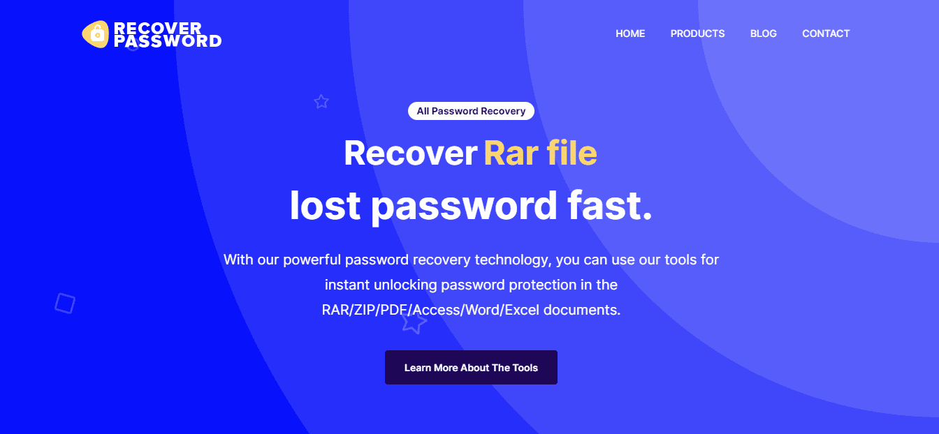 How to recover password protected files