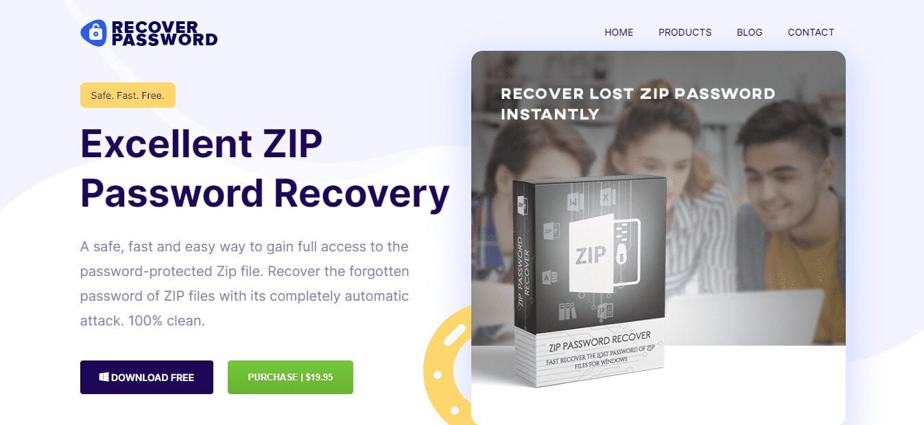 zip password recovery