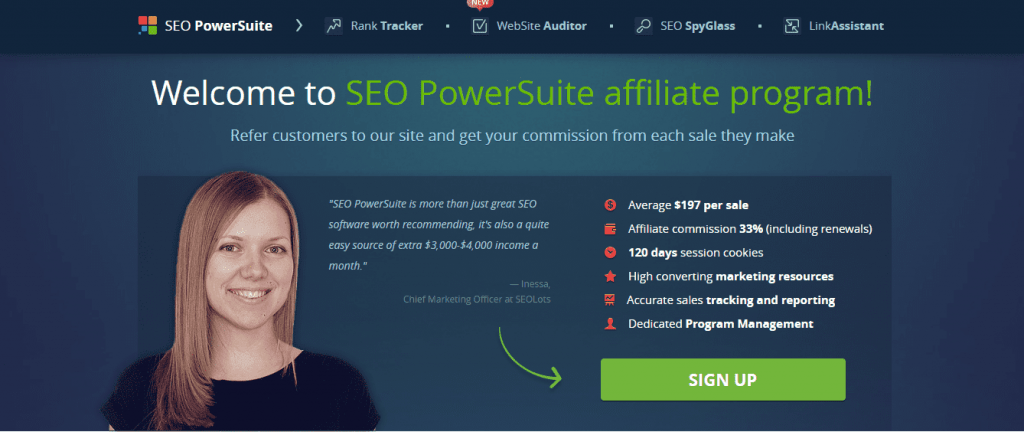 SEO PowerSuite Affiliate program